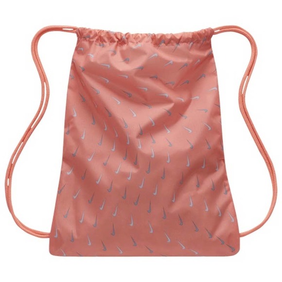 Nike Swoosh Drawstring Bag Pink NEW!! - Picture 2 of 3